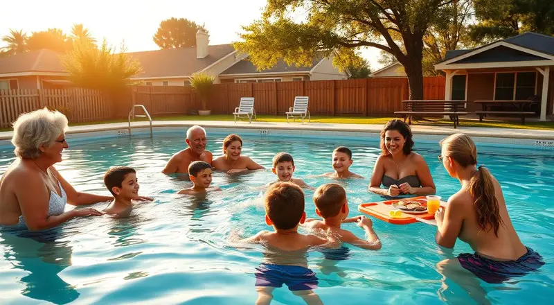 Family Reunion Pool Hosting