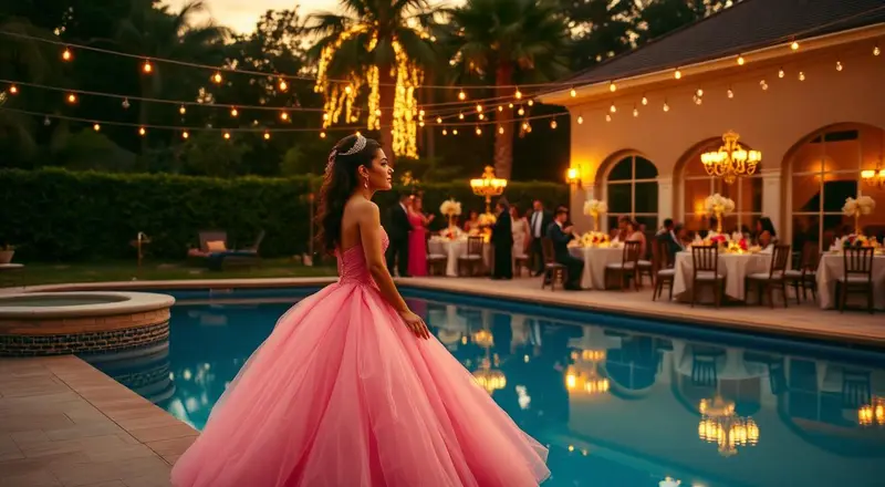 Quinceañera Pool Venue Hosting