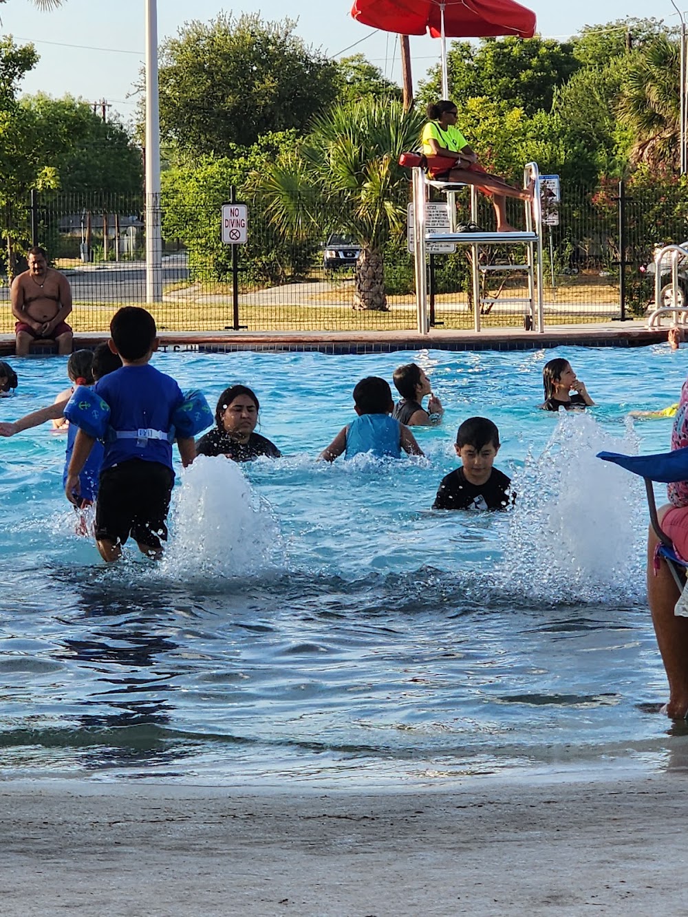 Elmendorf Lake Park Pool in San Antonio, Texas