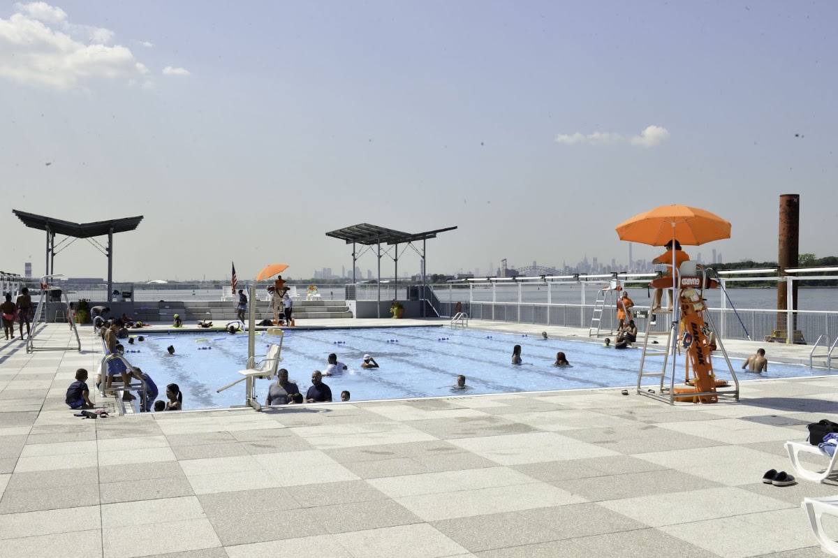 Floating Pool in The Bronx, New York
