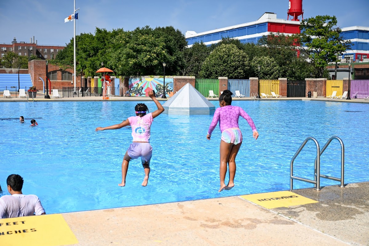 Red Hook Pool in Brooklyn, New York