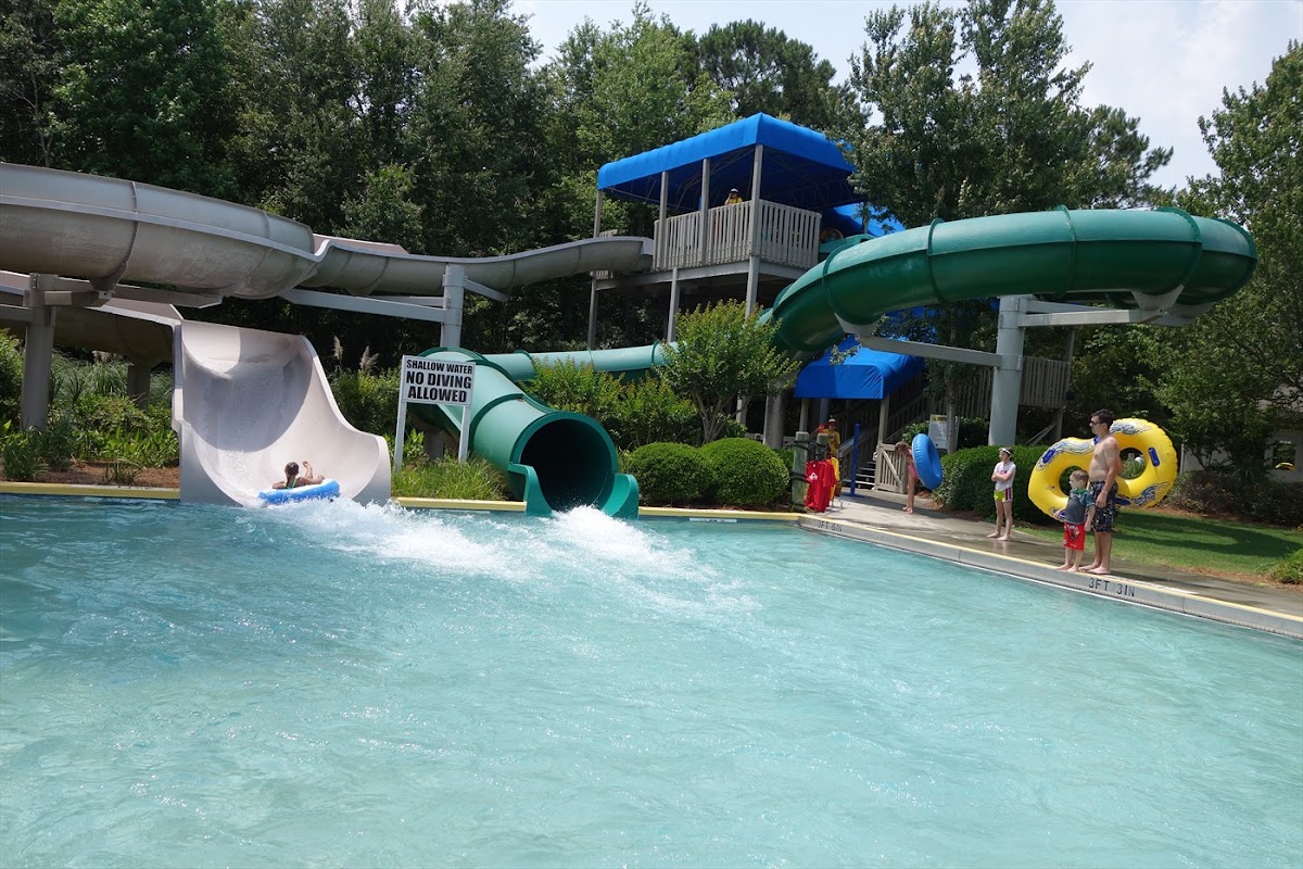 Splash Zone Waterpark At James Island County Park in Charleston, South Carolina
