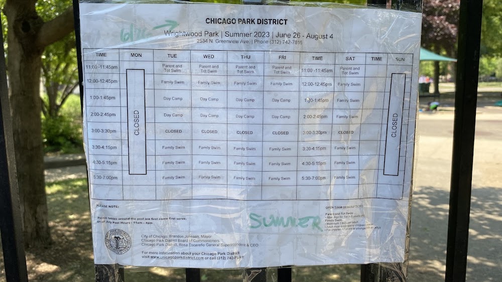 Wrightwood Park Pool (Outdoor)